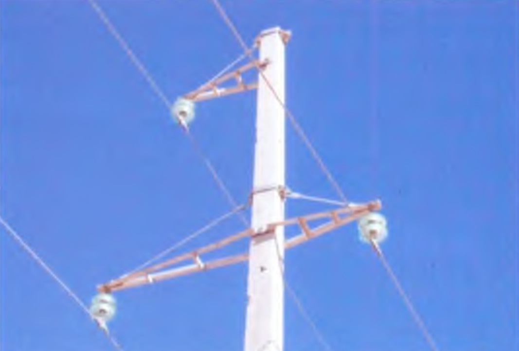 Использование подвесных изоляторов также обеспечивают безопасность птиц, однако лишь в тех случаях, когда расстояние между токонесущими проводами и металлическими траверсами достаточно велико.