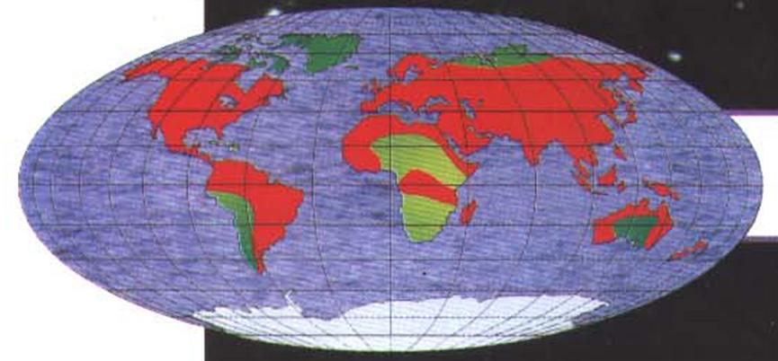Ареал обитания большой дафнии. Распространена в пресных водоёмах всех континентов за исключением Антарктиды.