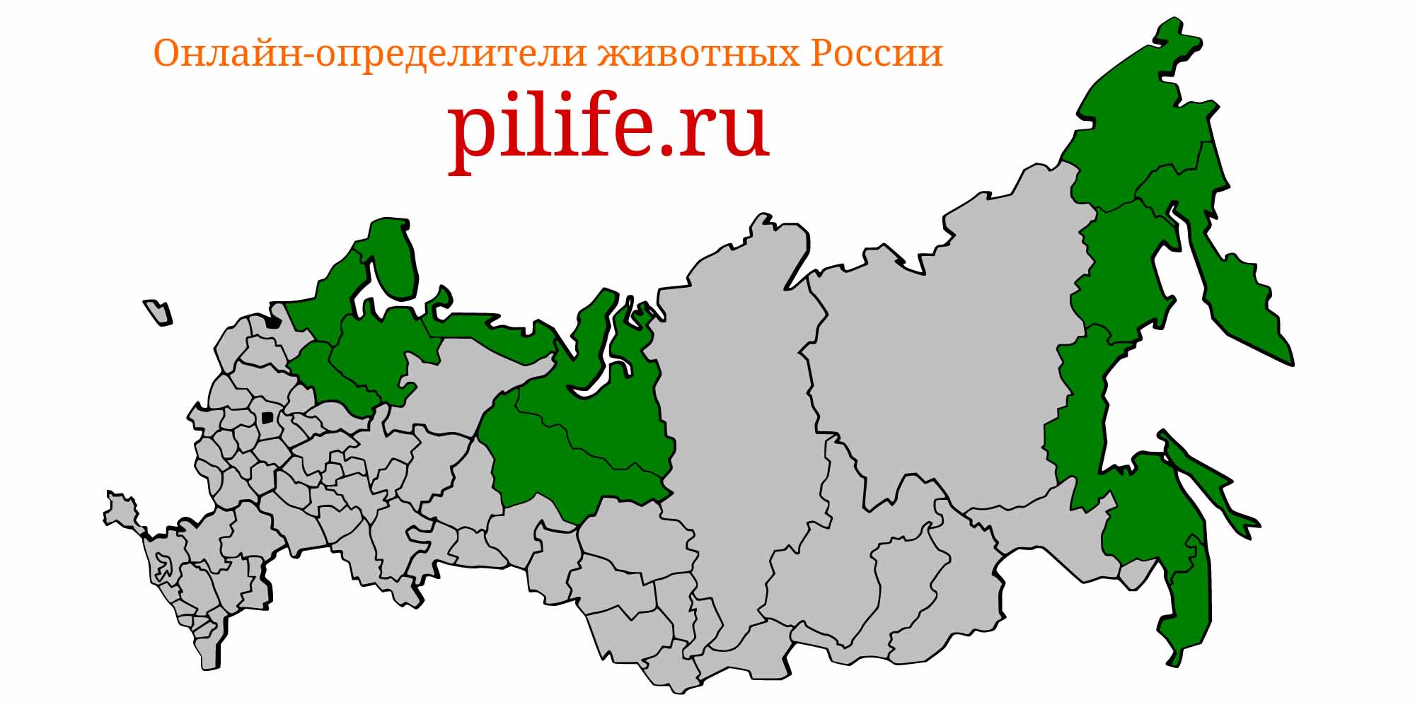Ареал обитания Lethenteron camtschaticum на карте России
