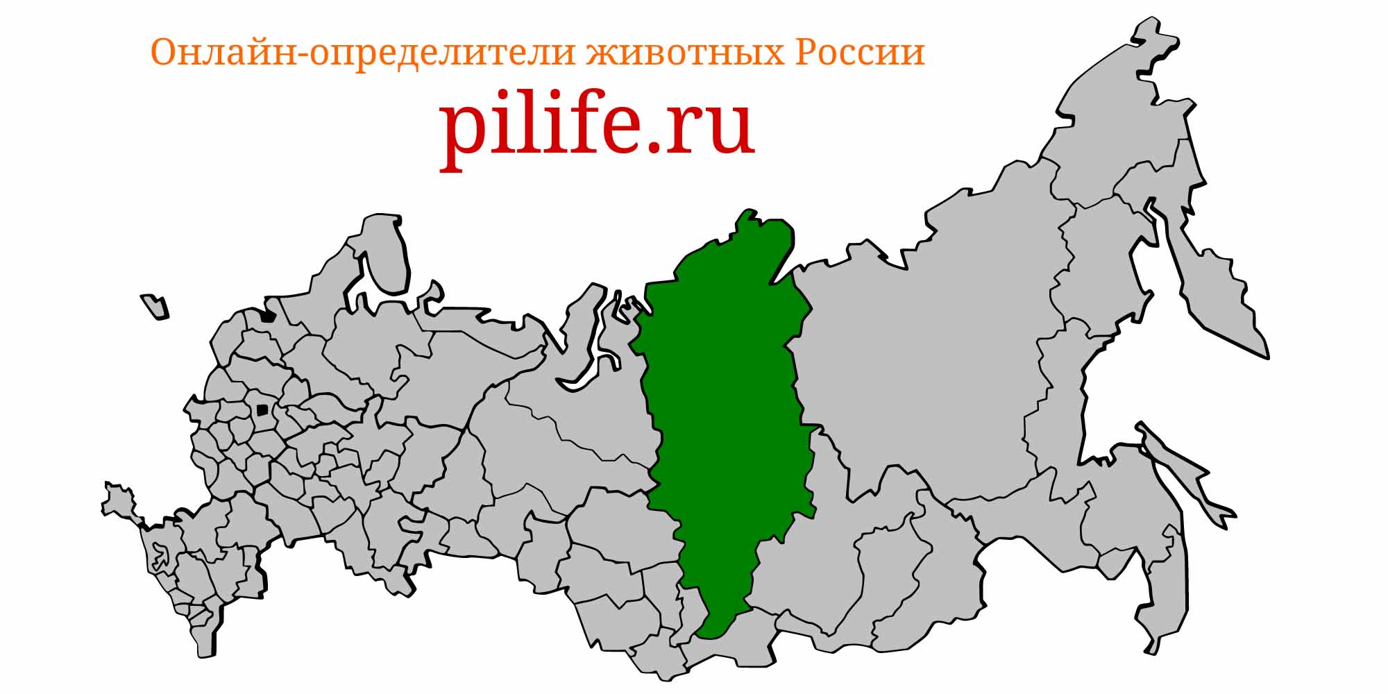 Ареал обитания Salvelinus drjagini на карте России