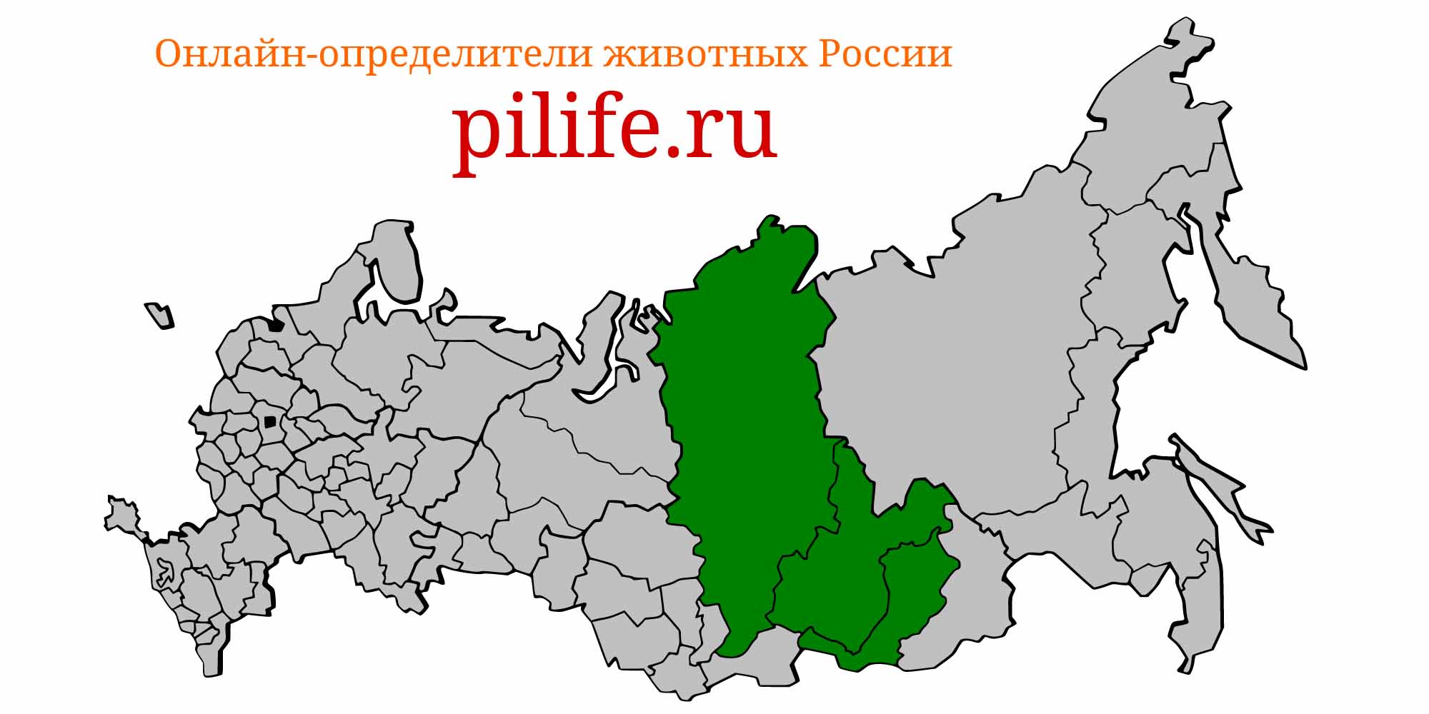 Ареал обитания Thymallus baicalensis на карте России