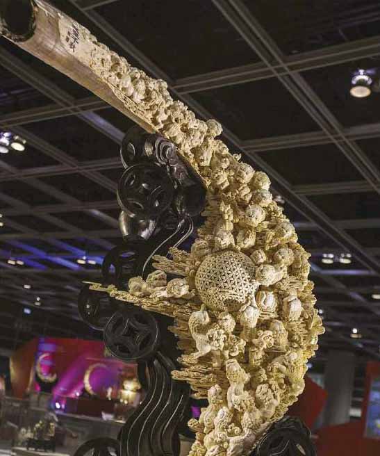 Резьба по бивню мамонта