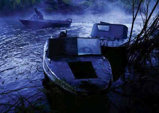 Лодки охотников на мамонта